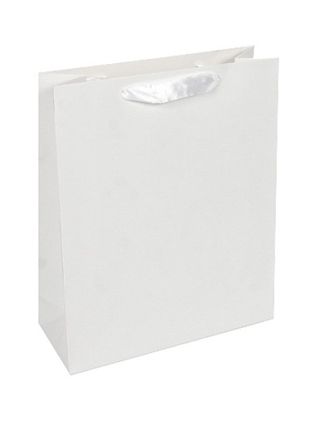 Пакет бумага 26 х32 х10 см 118/001-00 прайм белый однотонный