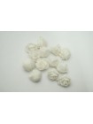 Роза 2,5 см фоамиран 90-100 шт в упаковке белая