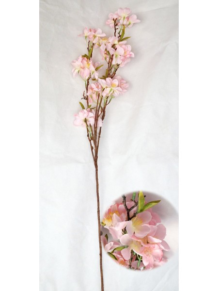 Ветка Рододендрон 80 см цвет светло-розовый HS-31-9