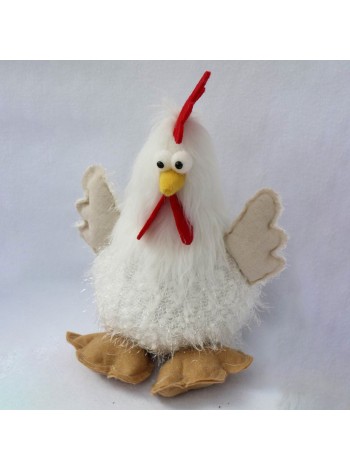 Петух сувенир 30 х23 х20 см цвет белый Арт. AT122A-22-621