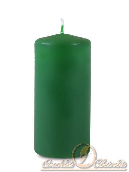 Свеча пеньковая 50 х 115 цвет темно-зеленый