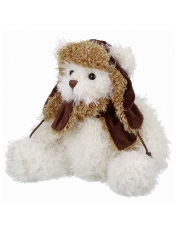 Игрушка мягкая Мишка в шапочке и шарфике 22 см Relana