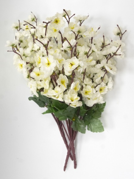 Букет цветов 35 см цвет белый 0041-28