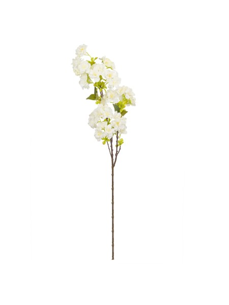 Ветка вишни 81 см  цвет белый