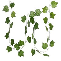 Гирлянда с зелеными листьями винограда набор 12 шт 230 см HS-24-14