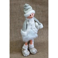 Девочка Герда в шубке 18 х 12 х 45 см
