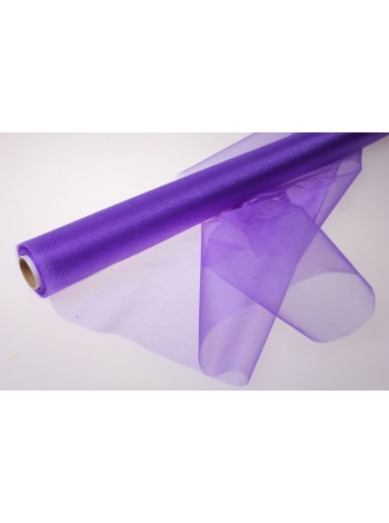 Органза 70 см х9 м цвет фиолетовый  Арт 1034