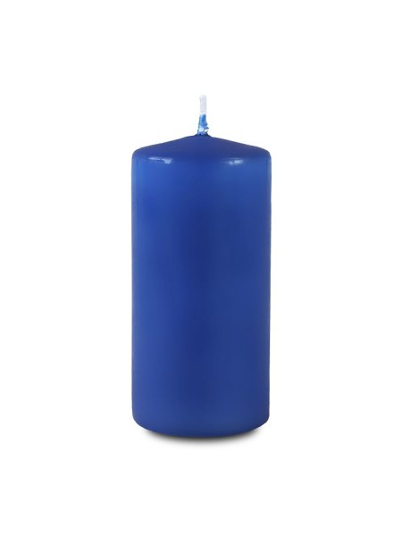 Свеча пеньковая 6 х12,5 см цвет синий
