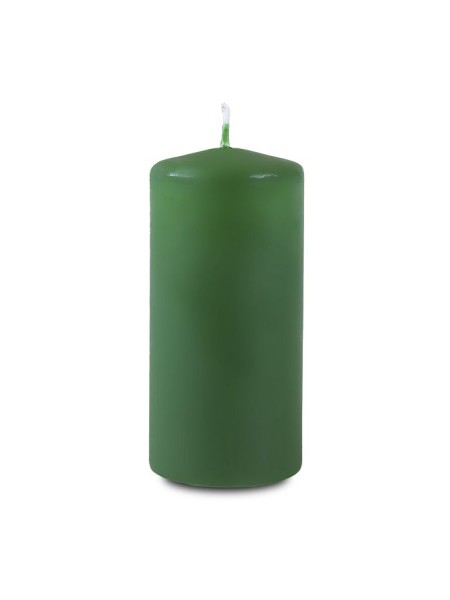 Свеча пеньковая 6 х12,5 см цвет темно-зеленый