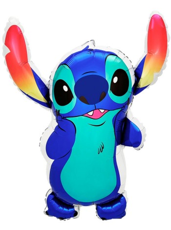 Фольга шар фигура Любимый монстрик Яркие ушки Синий 31"/79 см Китай