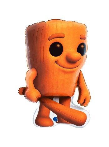 Фольга шар фигура Тунг Тунг Сахур 24"/61 см Grabo Италия