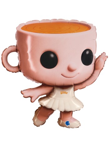 Фольга шар фигура Балерина Капучино 22"/56 см Grabo Италия