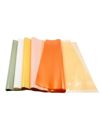 Пленка 58 х58 см 20 л прозрачная цвет микс HS-3-5