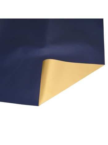 Пленка 58 х58 см 20 л двухсторонняя цвет синий/золото  HS-3-6