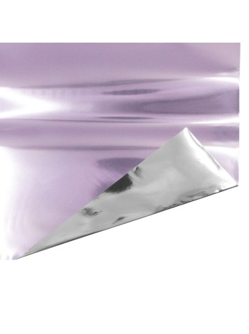 Пленка 58 х58 см 20 л металлик цвет сиреневый/серебро HS-3-12