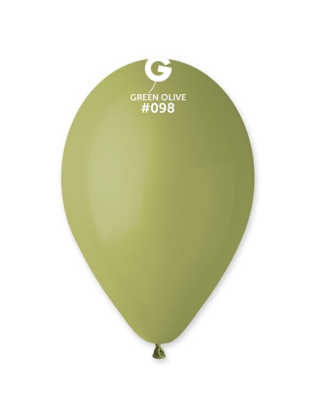 И12"/98 пастель Green Olive  шар воздушный