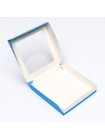 Коробка кондитерская 20 х12 х4 см цвет голубой