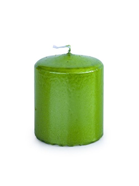 Свеча пеньковая 50 х 60 цвет зеленый блеск