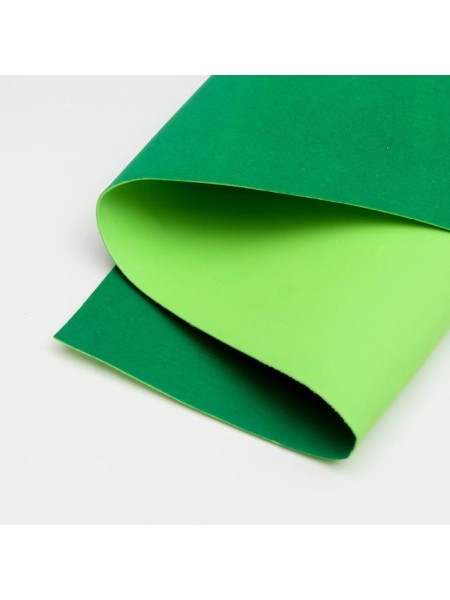 Фоамиран 1,8 мм 50 х70 см флоковый цвет Зеленый