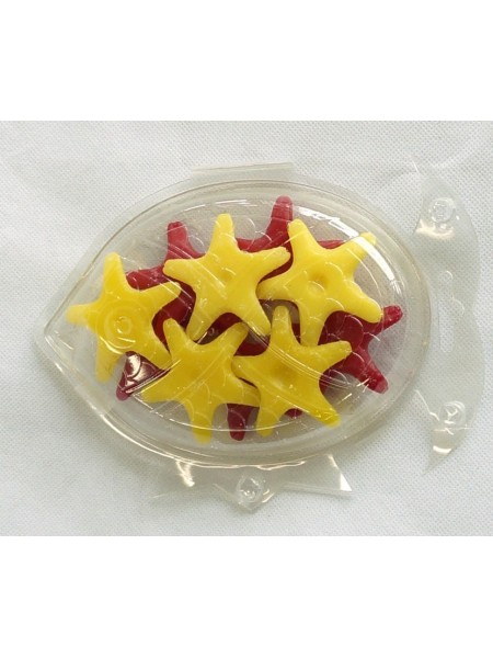 Морские звезды-3 парафиновые декоративные набор 10 шт