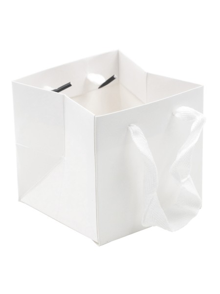 Пакет ламинированный 10 х10 х10 см цвет белый HS-6-21