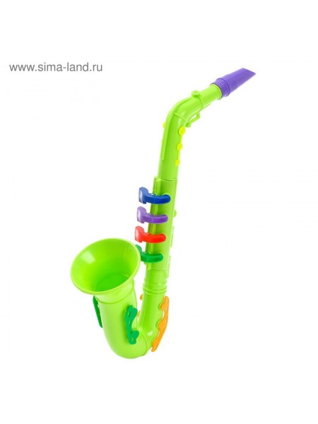 Игрушка музыкальная Саксофон цвета микс