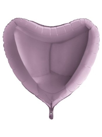 Фольга шар Сердце 18"/46 см металлик Lilac