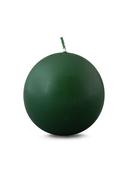 Свеча шар 5,5 см цвет темно-зеленый