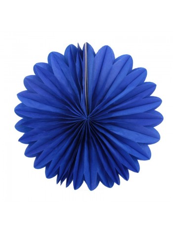 Фант подвеска бумажная 25 см цвет синий