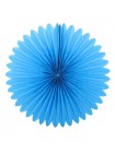 Фант подвеска бумажная 25 см цвет голубой
