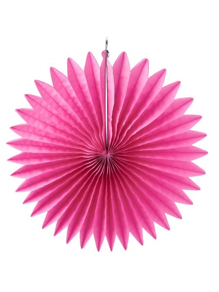 Фант подвеска бумажная 30 см цвет розовый HS-26-10