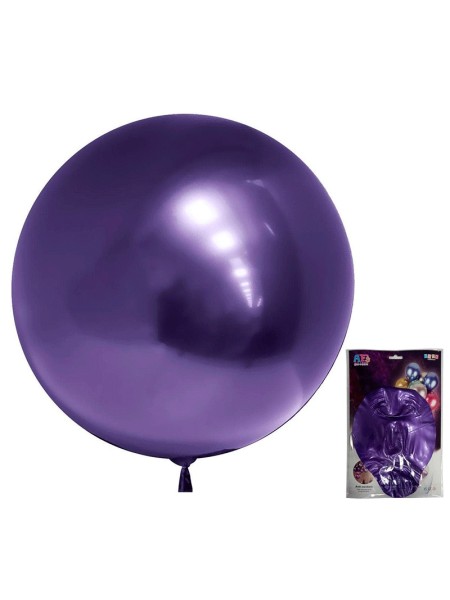Сфера 3D Хром фиолетовый 18"/46 см Китай 1 шт