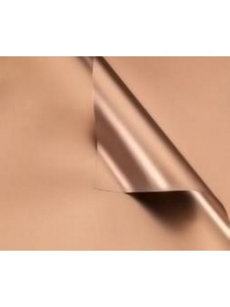 Пленка 58 х10 м цвет розовое золото металлизированная 53 мкр