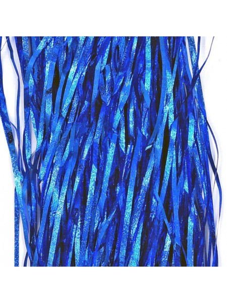 Дождик голография 1,5 м матовый цвет синий HS-42-8