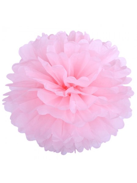 Подвеска Цветок объемный бумажная тишью 47 см цвет розовый HS-8-8
