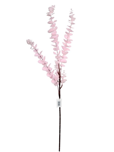 Эвкалипт ветка 76 см пластик цвет розовый HS-5-25