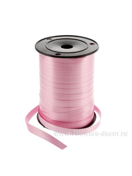 Лента полипропилен 1 см х100 ярд цвет светло розовый 56