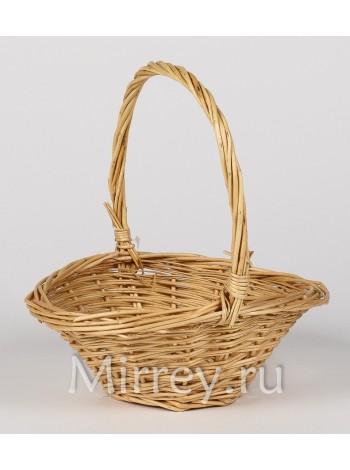 Корзина плетеная ива 23 х18 хH9/24 см (83081М) - купить по оптовым ценам