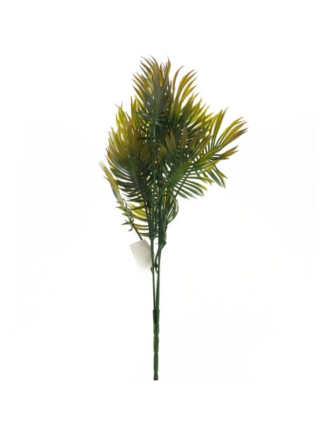 Пальма ветка 40 см цвет зеленый/красный  HS-10-5