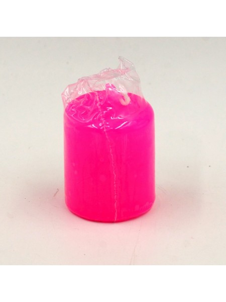 Свеча пеньковая 40 х 50 цвет розовый