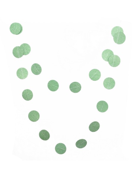 Гирлянда Круги блеск 265 см цвет зеленый HS-21-3