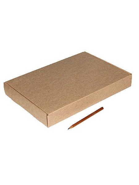 Коробка складная 29,5 х21 х4 см прямоугольник микрогофра 007/001-93