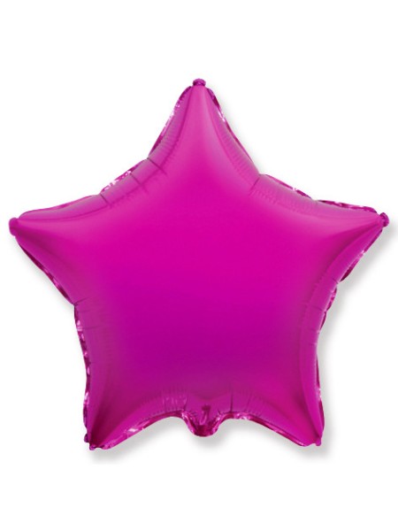Фольга шар Звезда 32"/ 81 см металлик лиловый/Purple 1шт Испания Flexmetal