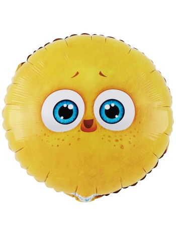 Фольга шар РУС Цыпа голова 18"/46 см