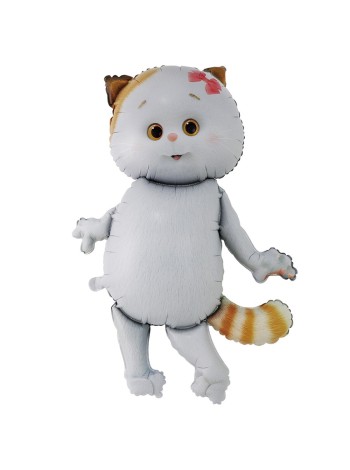 Фольга шар фигура Басик Кошечка Ли-Ли 113.3Х79.3СМ Китай