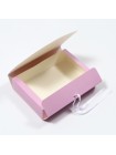 Коробка складная 21 х15 х5 см цвет розовый
