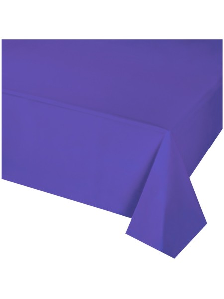 Скатерть 140 х275 см цвет фиолетовый полиэтилен