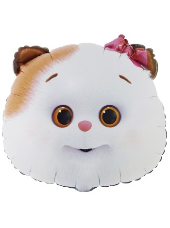 Фольга шар фигура Басик Кошечка Ли-Ли голова 21"/53 см