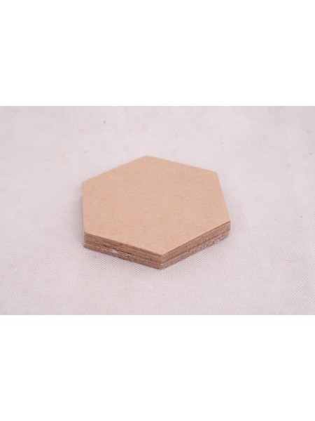 Заготовка Шестиугольник набор из 10  11 см из пивного картона