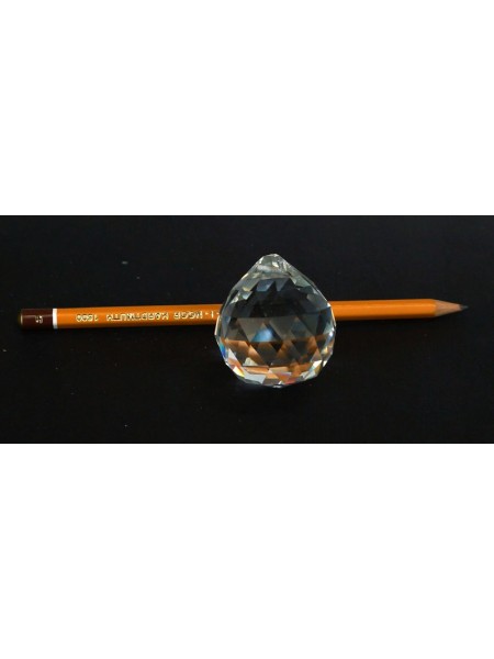 Подвеска кристалл Шар большой d=4 см прозрачный  HS-17-17